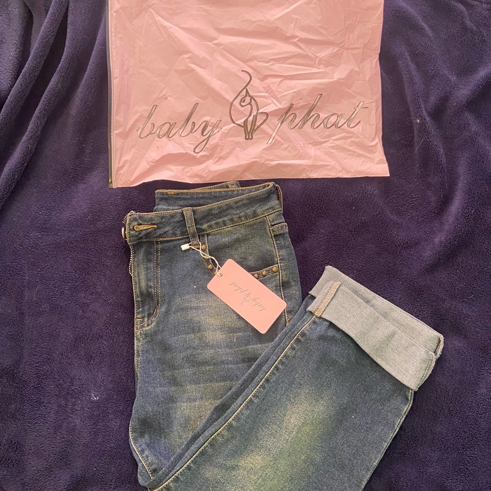 Baby Phat denim capri - Picture 2 of 4